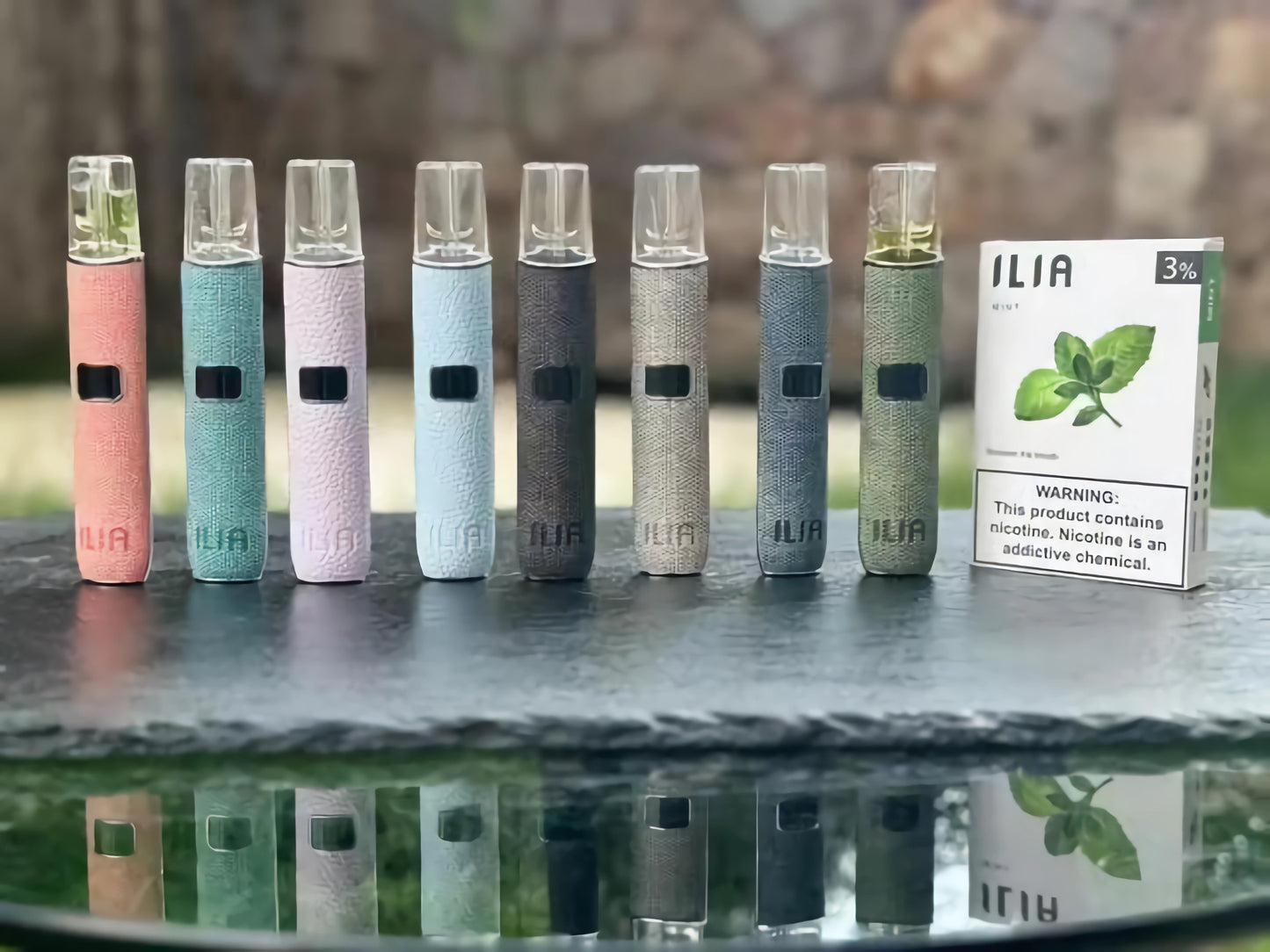 ILIA哩啞布紋主機 一代電子菸設備 通用一代菸彈